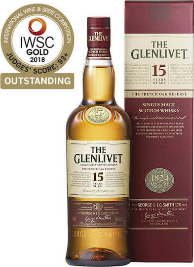 Single Malt Ουίσκι 15 Ετών Σκωτίας 40% 700ml