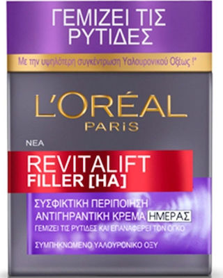 L'Oreal Paris Revitalift Filler Renew Feuchtigkeitsspendend & Anti-Aging Creme Gesicht mit Hyaluronsäure 50ml