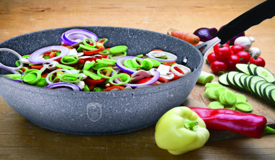 Berlinger Haus Stone Touch Line Wok made of Aluminum with Stone Coating 28cm