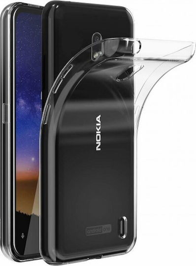 Umschlag Rückseite Silikon Transparent (Nokia 2.2)