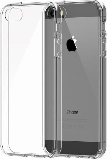 Back Cover Σιλικόνης Διάφανο (iPhone 5c)