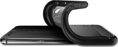 Spigen Rugged Armor Back Cover Σιλικόνης Μαύρο (Honor 8)