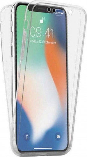 Forcell FRONT BACK 360 Full Cover Silicone 0.3mm Transparent (iPhone XS Max)