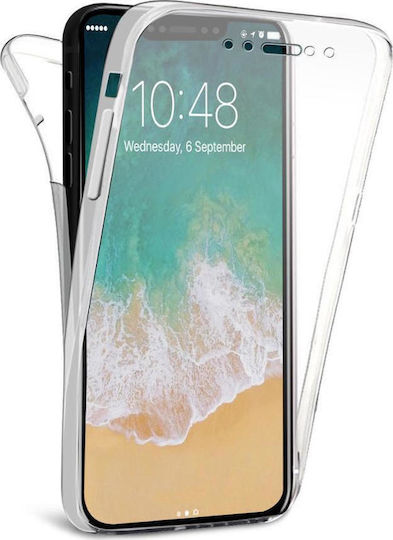 Forcell FRONT BACK 360 Full Cover Silicone 0.3mm Transparent (iPhone XS Max)