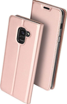 Dux Ducis Skin Pro Book Δερματίνης Ροζ Χρυσό (Galaxy J6)