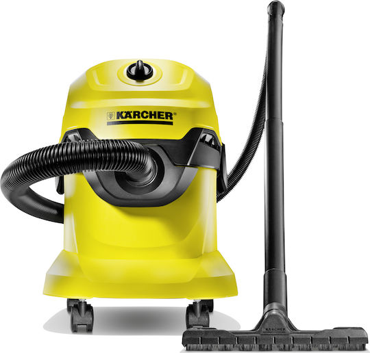Karcher WD 4 Σκούπα Υγρών / Στερεών 1000W με Πλαστικό Κάδο 20lt