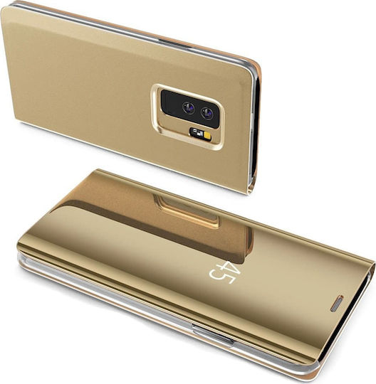 Hurtel Mirror Clear View Gold (Galaxy S9)
