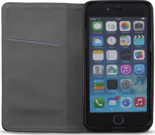 Forcell Book Δερματίνης 2mm Μαύρο (iPhone 7 / 8 / SE 2020 / SE 2022)