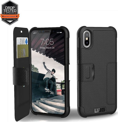UAG Metropolis Plastic Wallet Durable Black (iPhone XS Max)