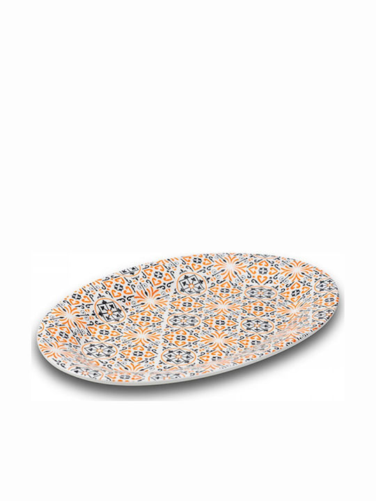 Nava Maiolica Serving Platter Oval Multicolored 35x24cm