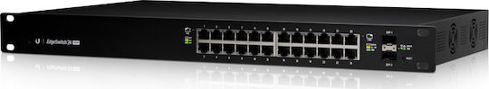 Ubiquiti EdgeSwitch 24 250W Managed L2 / L3 PoE+ Switch with 24 Gigabit (1Gbps) Ethernet Ports and 2 SFP Ports
