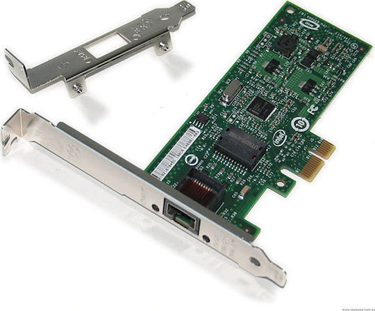 Intel Ενσύρματη Κάρτα Δικτύου Gigabit (1Gbps) Ethernet PCI-e