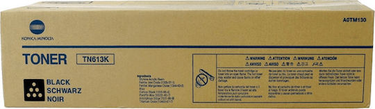 Konica Minolta TN-613K Γνήσιο Toner Laser Εκτυπωτή Μαύρο 30000 Σελίδων (A0TM150)