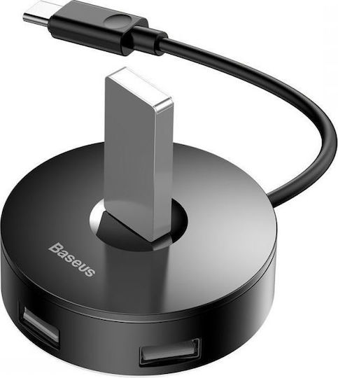 Baseus Runder Box Hub 4 USB 3.0 Anschlüsse mit USB-C Anschluss