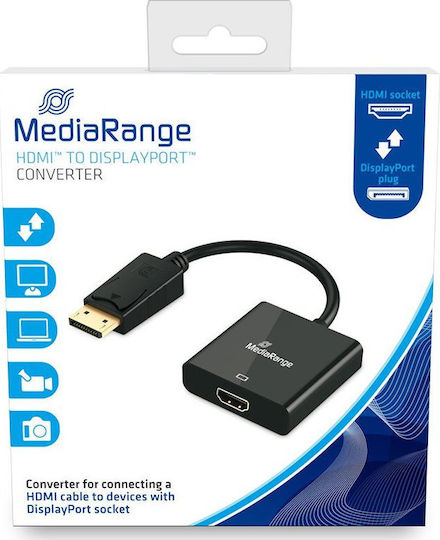 MediaRange Converter DisplayPort male to HDMI female 1pcs MRCS175