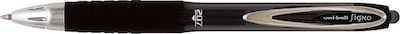 Uni-Ball Signo Micro UMN-207 Pen Gel 0.5mm with Black Ink Black Body