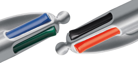 BIC 4 Colours Grip Pro Στυλό Ballpoint Πολλαπλών Χρωμάτων
