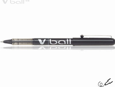 Pilot Στυλό Rollerball 0.5mm με Μαύρο Mελάνι V-Ball