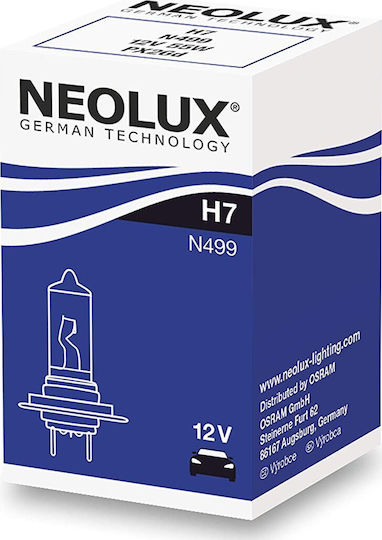 Neolux Λάμπα Αυτοκινήτου Standard H7 Αλογόνου 12V 55W