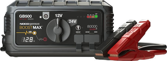 Noco Genius GB500 Tragbarer Batterie-Starter Auto & Lastkraftwagen 6250A mit Power Bank USB Taschenlampe 12/24V