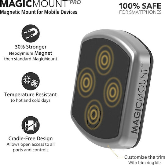 Scosche Βάση Κινητού Αυτοκινήτου MagicMount Pro Home Office με Μαγνήτη