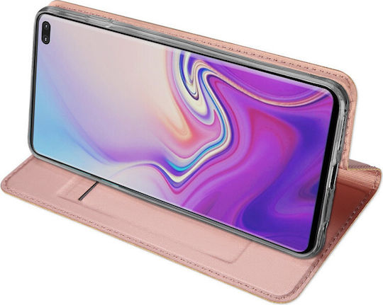 Dux Ducis Skin Pro Book Δερματίνης Ροζ Χρυσό (Galaxy S10+)