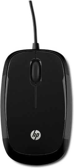 HP X1200 Wired Ergonomic Mouse Black