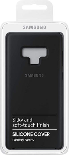 Samsung Cover Back Cover Silicone Black (Galaxy Note 9)
