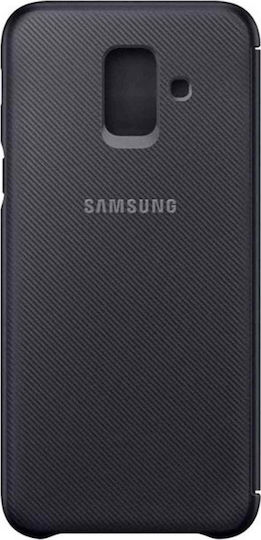 Samsung Book Δερματίνης Μαύρο (Galaxy A6 2018) GWW