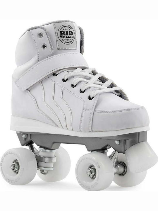 Rio Roller Kicks Quad Skates Quad Rollers White Adults
