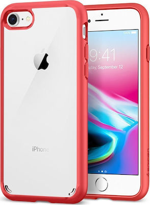 Spigen Ultra Hybrid 2 Silicone Back Cover Red (iPhone SE 2022/2020/8/7)