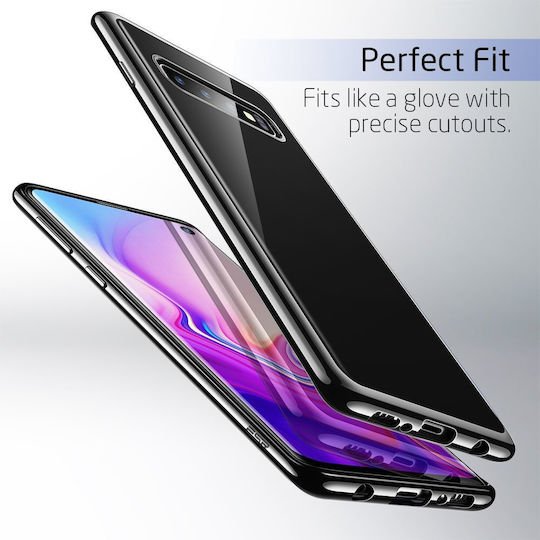 ESR Essential Twinkler Задна корица Силикон 0.75мм Черен (Galaxy S10+)