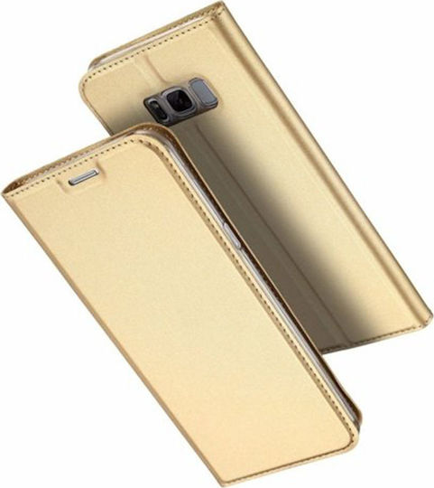 Dux Ducis Skin Pro Buchen Sie Synthetisches Leder Gold (Galaxy S8)