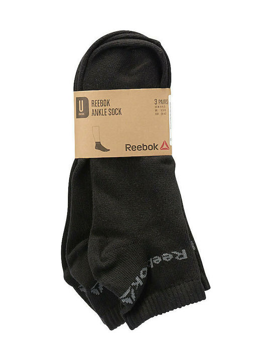 Reebok Active Core Αθλητικές Κάλτσες Πολύχρωμες 3 Ζεύγη
