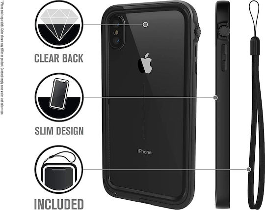 Catalyst 360 Full Cover Πλαστικό 2mm Αδιάβροχο Stealth Black (iPhone XS Max)