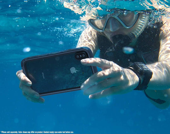 Catalyst 360 Full Cover Πλαστικό 2mm Αδιάβροχο Stealth Black (iPhone XS Max)