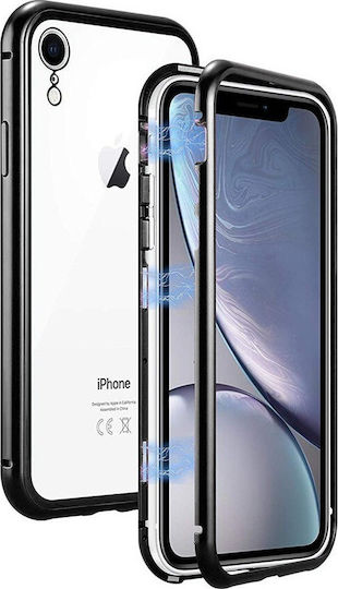 Umschlag Rückseite Kunststoff Schwarz (iPhone XR)