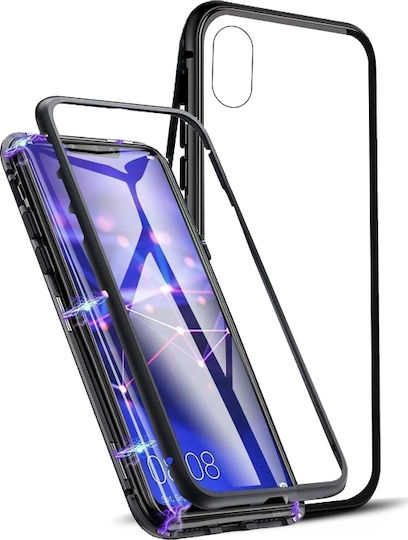 Umschlag Rückseite Kunststoff Schwarz (iPhone XR)