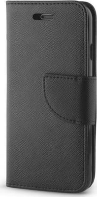 Fancy Diary Synthetic Leather Wallet Black (Mi A2 Lite)