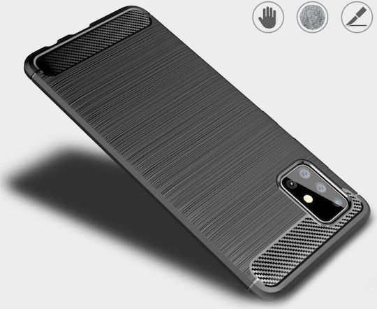 Hurtel Back Cover Σιλικόνης Μαύρο (Galaxy A71)
