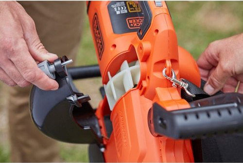 Black & Decker Handheld Leaf Blower / Vacuum 36V with 1 Battery 2.5Ah & Maximum Air Speed 270km/h