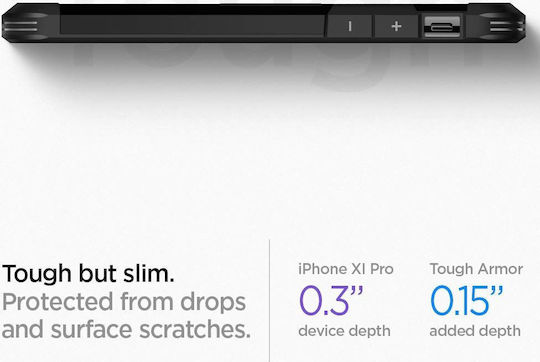 Spigen Tough Armor Μαύρο (iPhone 11 Pro)