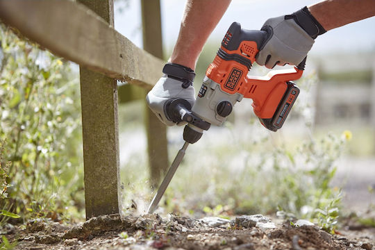Black & Decker Impact Demolition Hammer Battery 18V Solo with Chuck SDS Plus BCD900B
