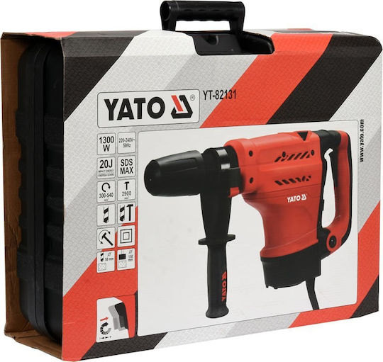 Yato Κρουστικό Σκαπτικό Πιστολέτο Ρεύματος 1300W με Υποδοχή SDS Max YT-82131
