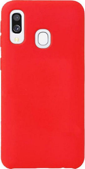 Back Cover Σιλικόνης Κόκκινο (Galaxy A40)