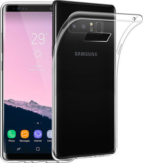 TPU Back Cover Σιλικόνης 0.3mm Διάφανο (Galaxy Note 8)