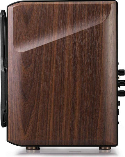 Edifier S2000MK III Αυτοενισχυόμενα Ηχεία με Bluetooth 130W (Ζεύγος) Καφέ