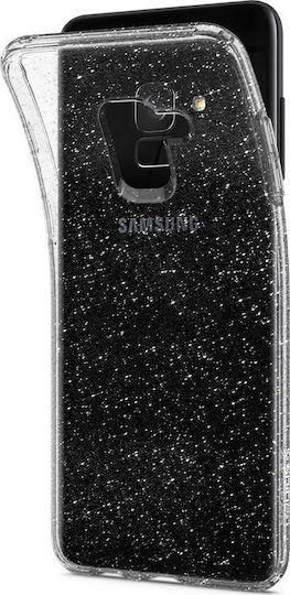 Spigen Liquid Crystal Glitter Back Cover Silicone Transparent (Galaxy A8 2018)