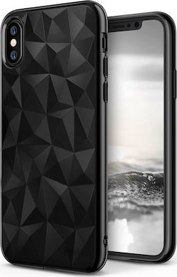 Ringke Air Prism Silicone Back Cover Black (iPhone X / Xs)