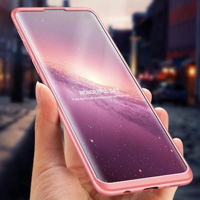 Acoperire completă 360 Plastic Rose Gold (Galaxy S10+)